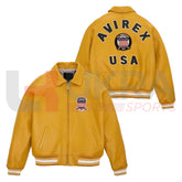 Men’s Embroidered Leather Baseball Jacket – Custom Varsity Bomber - Ukra Sports