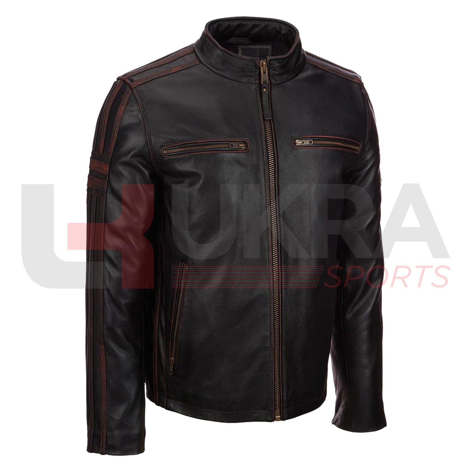 Men's Casual Motorbike and Fashion Leather Jackets – Stylish & Functional Outerwear by Ukra Sports - Ukra Sports
