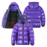 Men’s Winter Shiny Puffer Jacket – Oversized Warm Down Coat 2024 - Ukra Sports