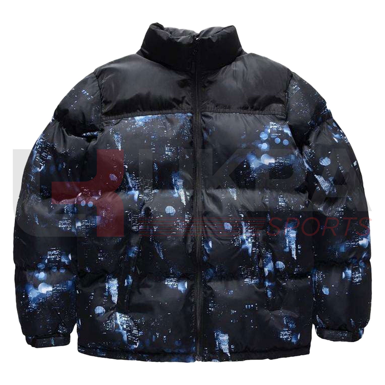 High-Quality Men's Hooded Puffer Jacket – Warm Quilted Winter Coat - Ukra Sports