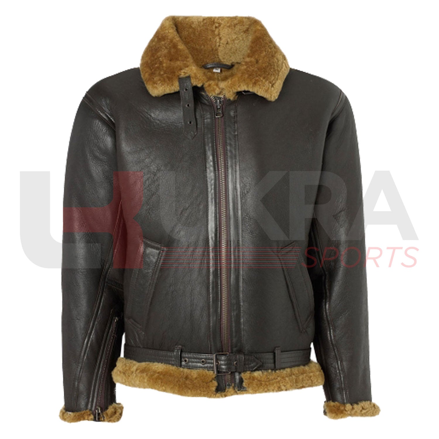 Fur Leather Jacket – Ultimate Blend of Luxury, Warmth & Style - Ukra Sports