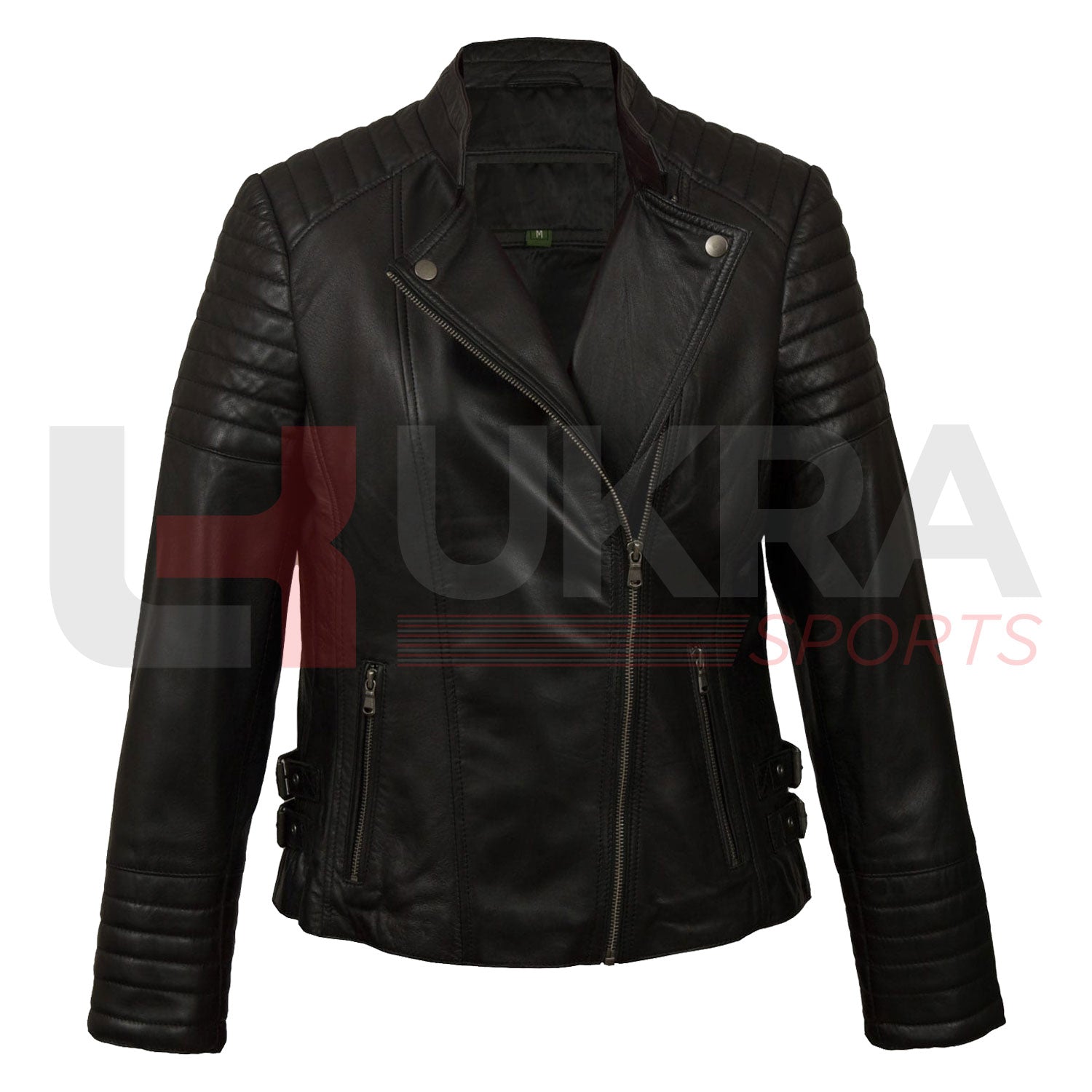 Sleek Radiance Women’s Leather Jacket – Contemporary Chic for Every Occasion - Ukra Sports