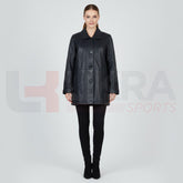 kra_luxury_women_black_leather_coat_front_view