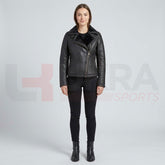 ukra_womens_chic_edge_black_leather_jacket_front_view