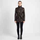 ukra_womens_waist_belt_leather_coat_front_view