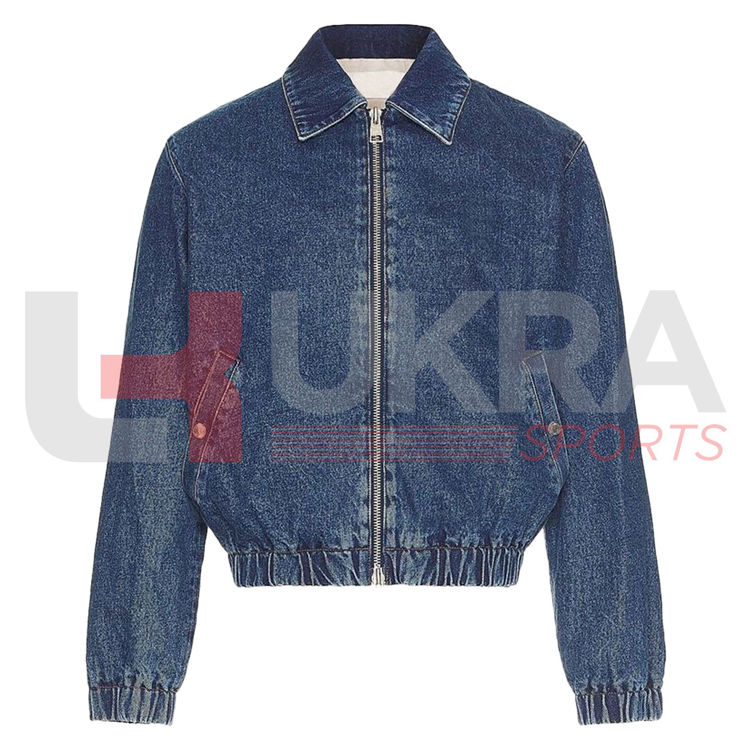 Windproof Zipper Denim Jacket for Men – Stylish Winter Jeans Outerwear | Ukra Sports - Ukra Sports