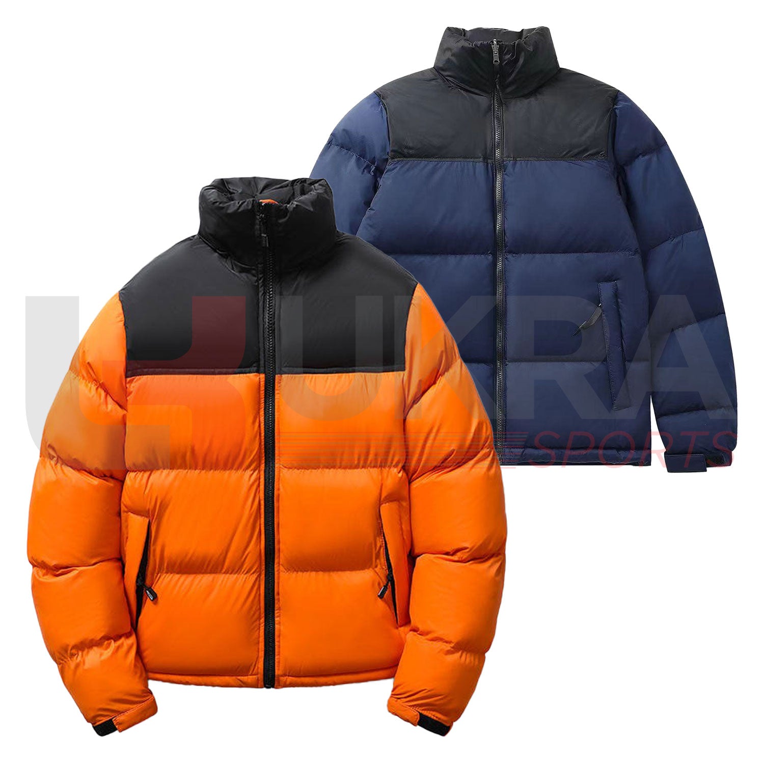 Men’s Luxury Parka Jacket – White Goose Down Winter Coat - Ukra Sports