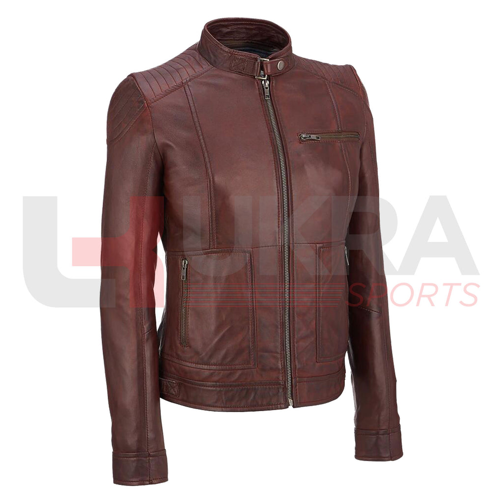 Redefined Women's Leather Jackets – Modern Elegance by Ukra Sports