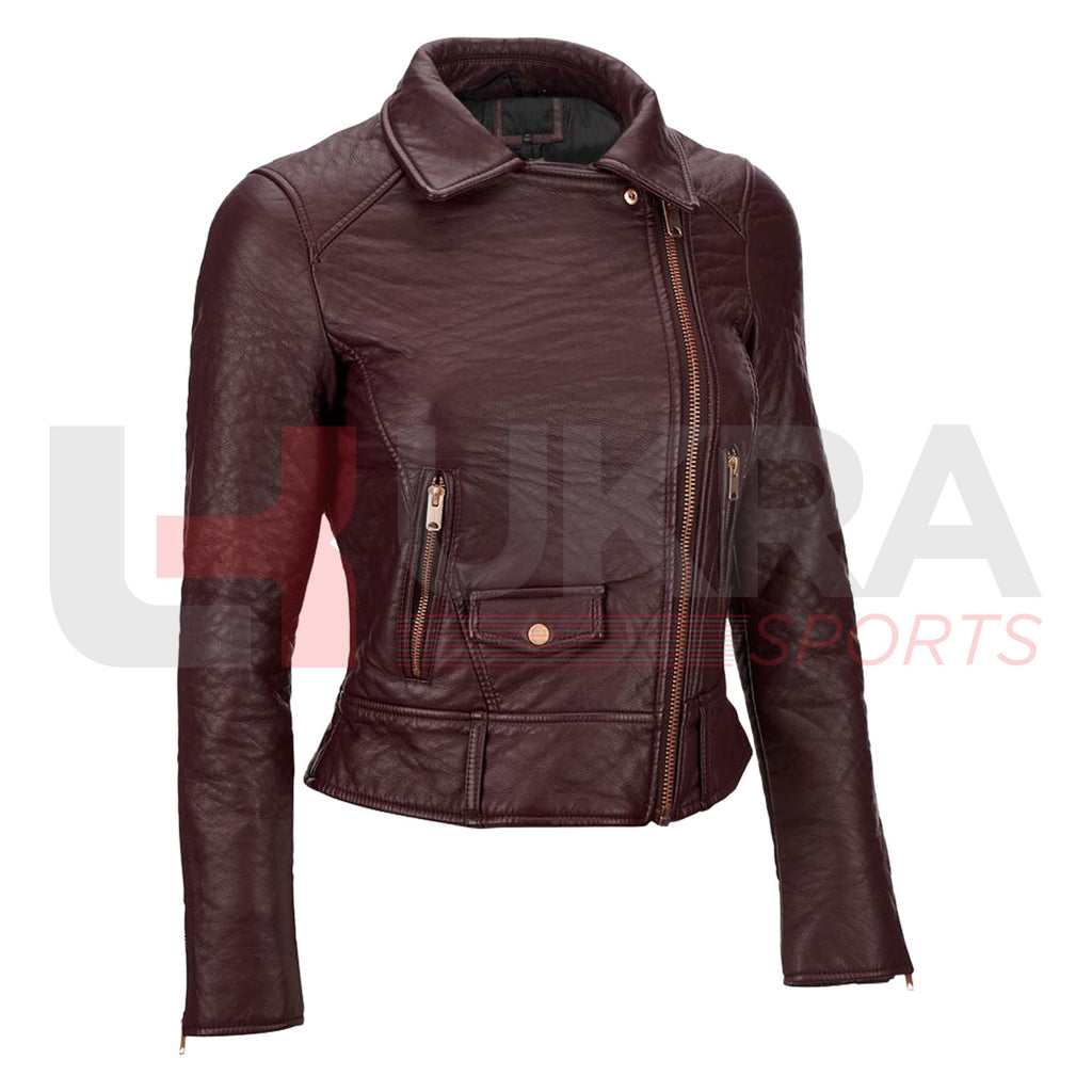 Fabulous Luxury Women's Stylish Leather Jackets – Opulent Fashion by Ukra Sports