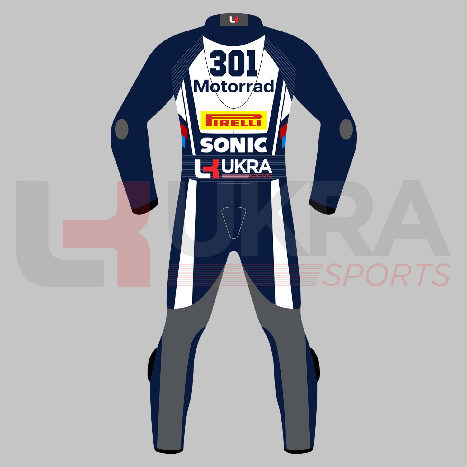 BMWTycoLeatherSuitBackView_CEApprovedMotorbikeGear_2