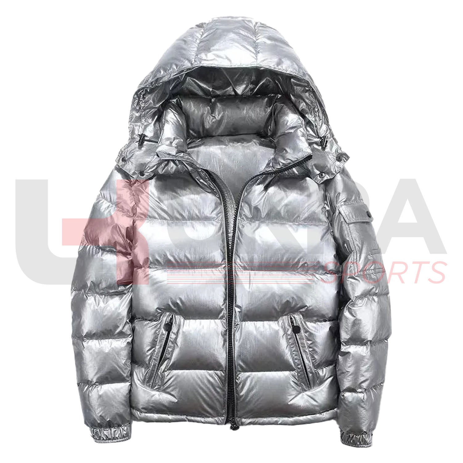 kra_metallic_silver_shiny_puffer_jacket_men_front_view01