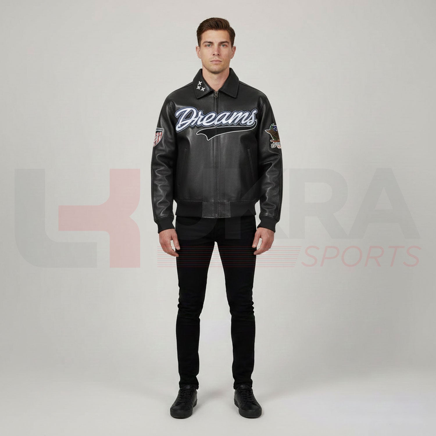 ukra_black_dreams_leather_varsity_jacket_men_front_view