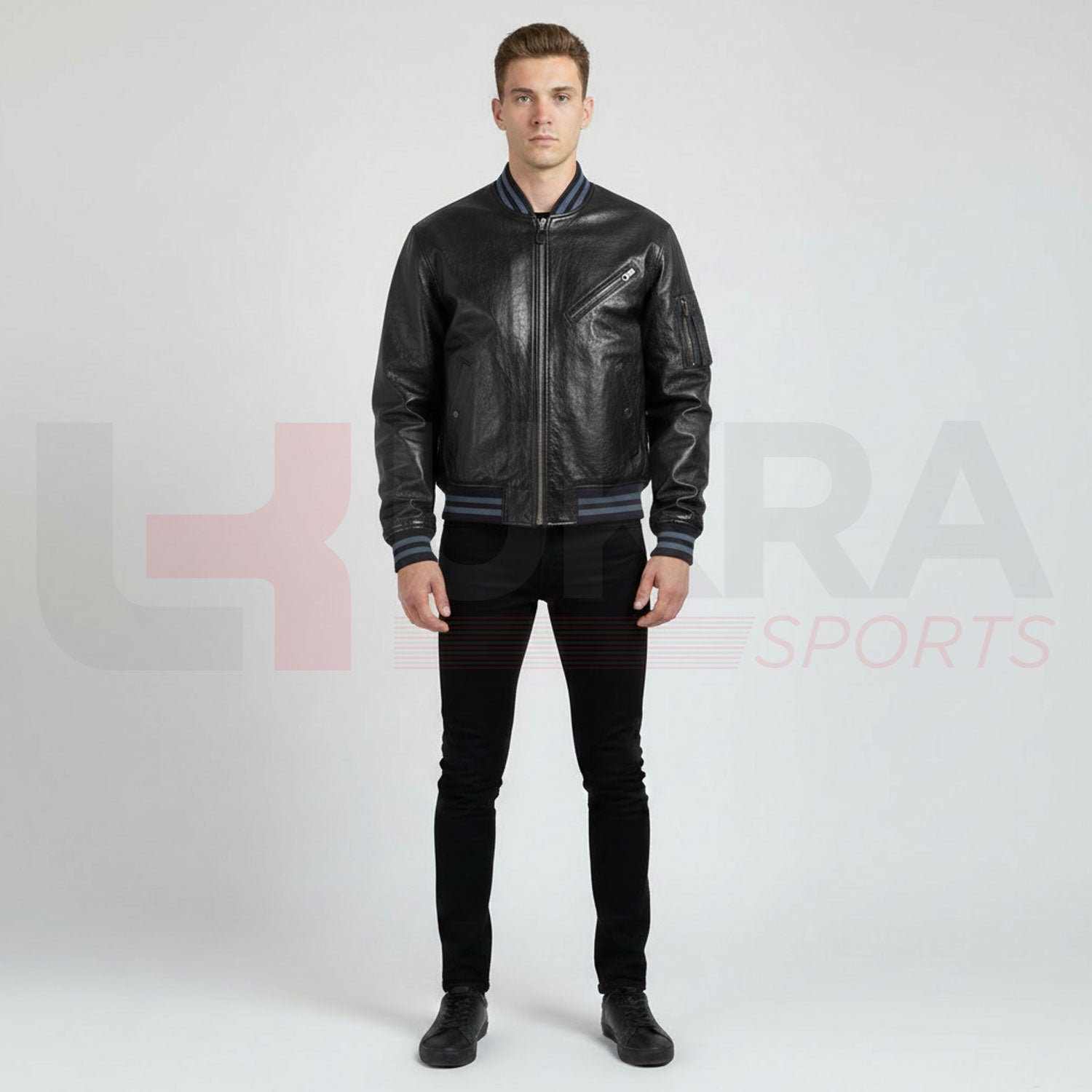 ukra_black_embossed_leather_bomber_varsity_jacket_men