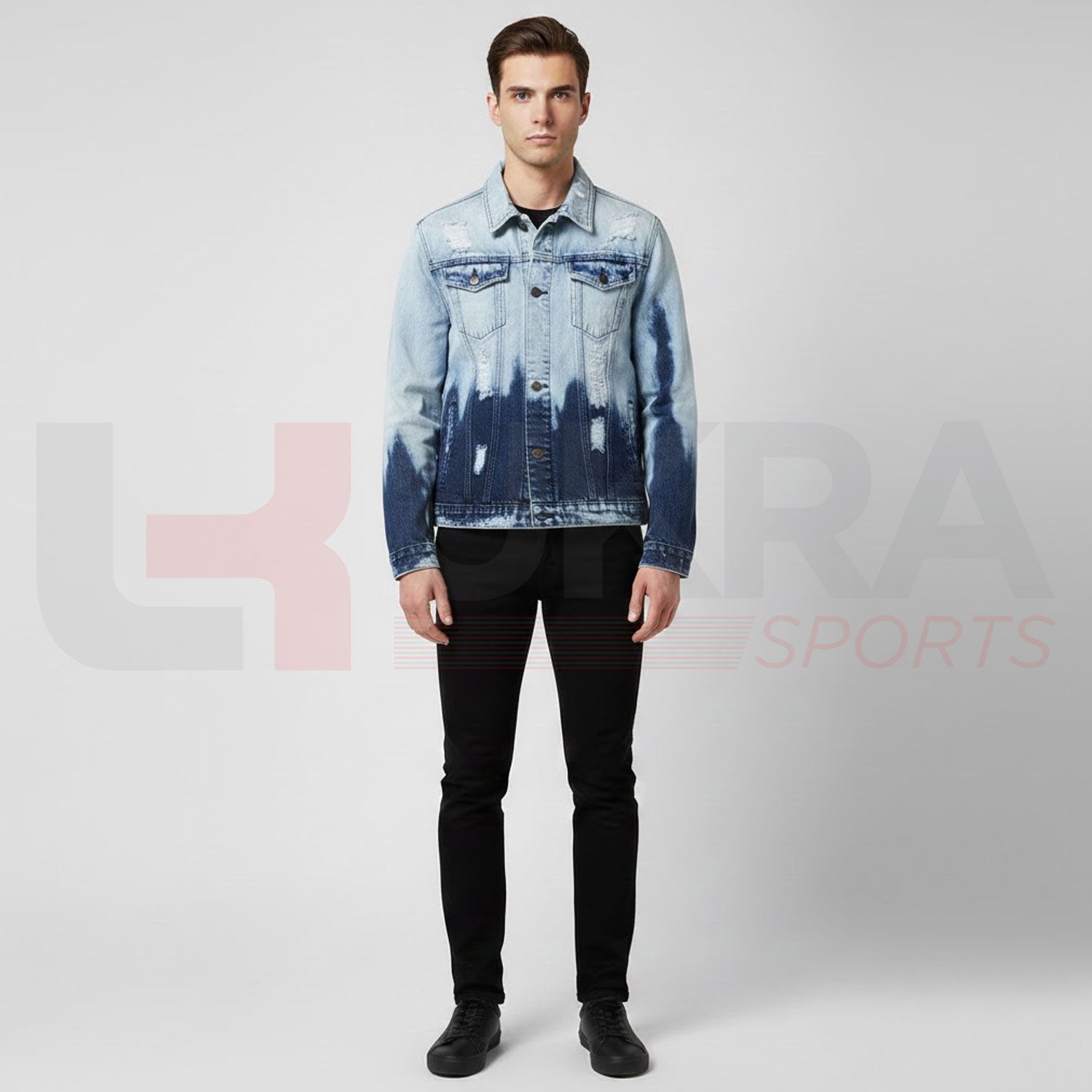 ukra_blue_gradient_oversized_denim_jacket_men_front_view