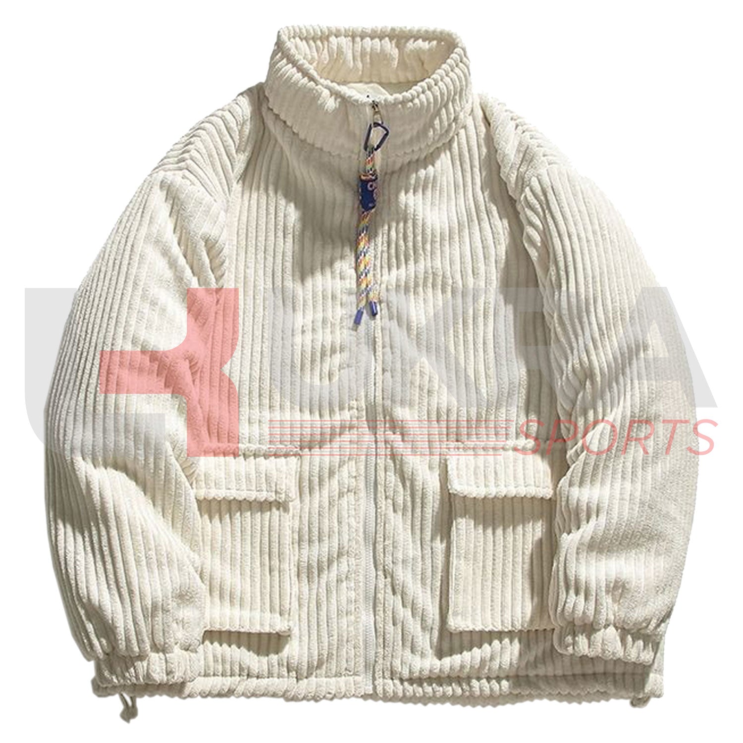 ukra_cream_corduroy_stand_collar_winter_jacket1