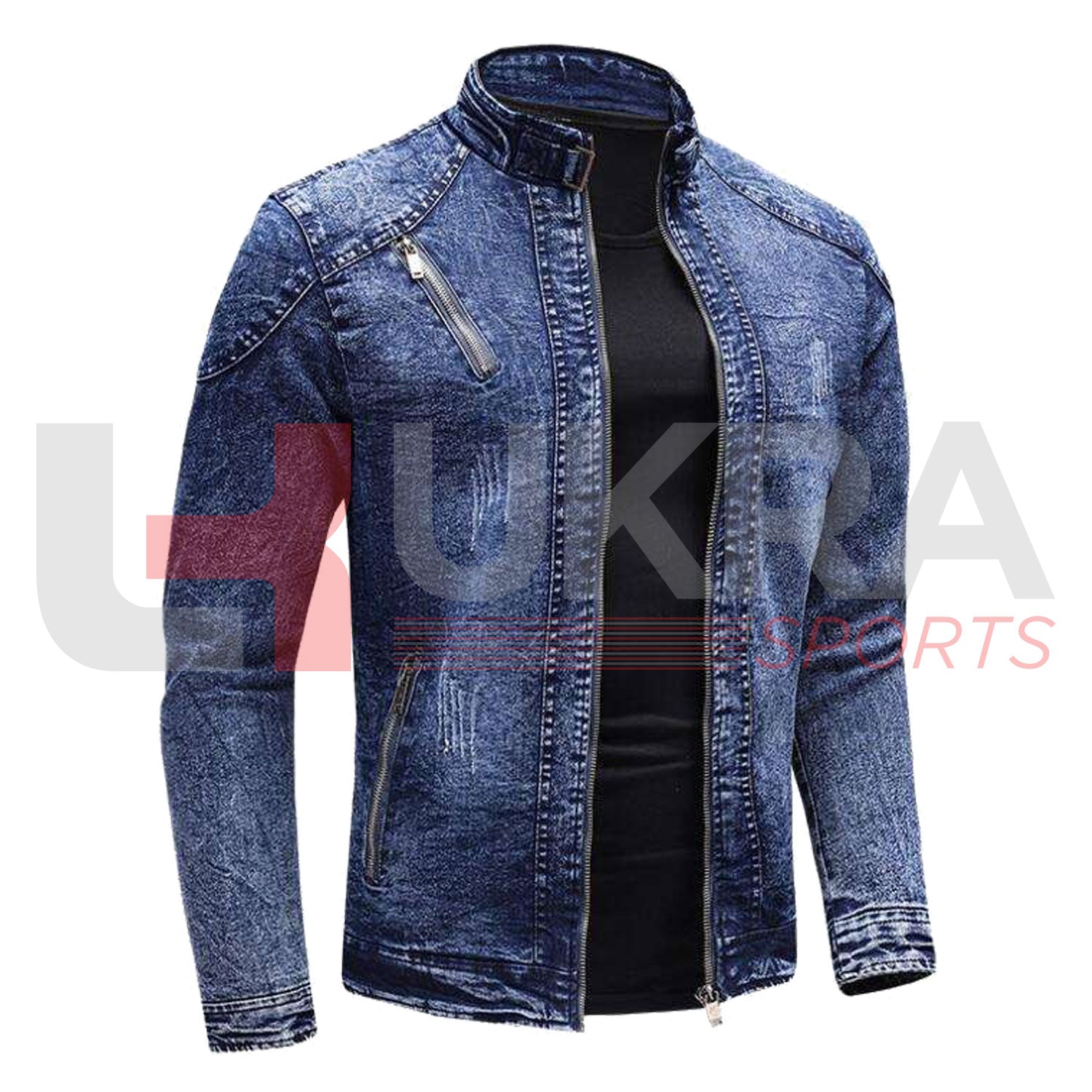 ukra italian design modern denim outerwear