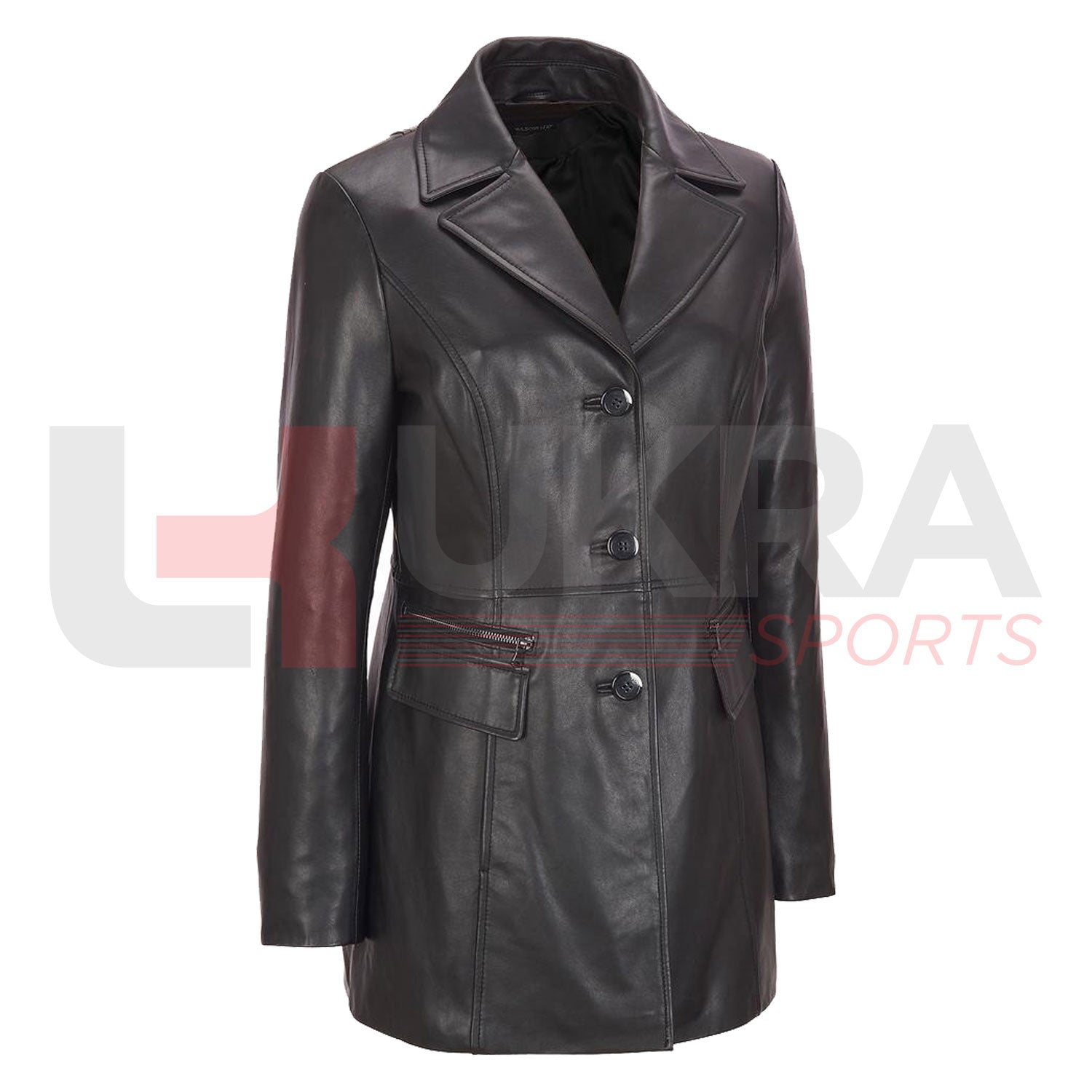 ukra italian design womens leather outerwear