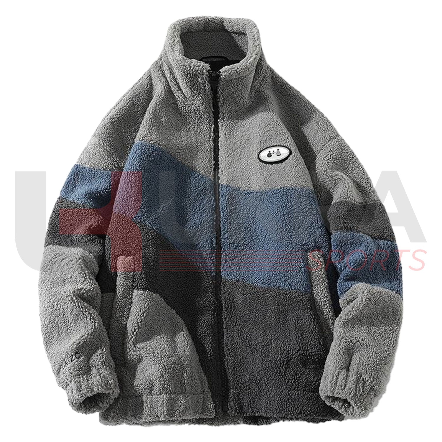 ukra men’s fleece outerwear warm streetwear
