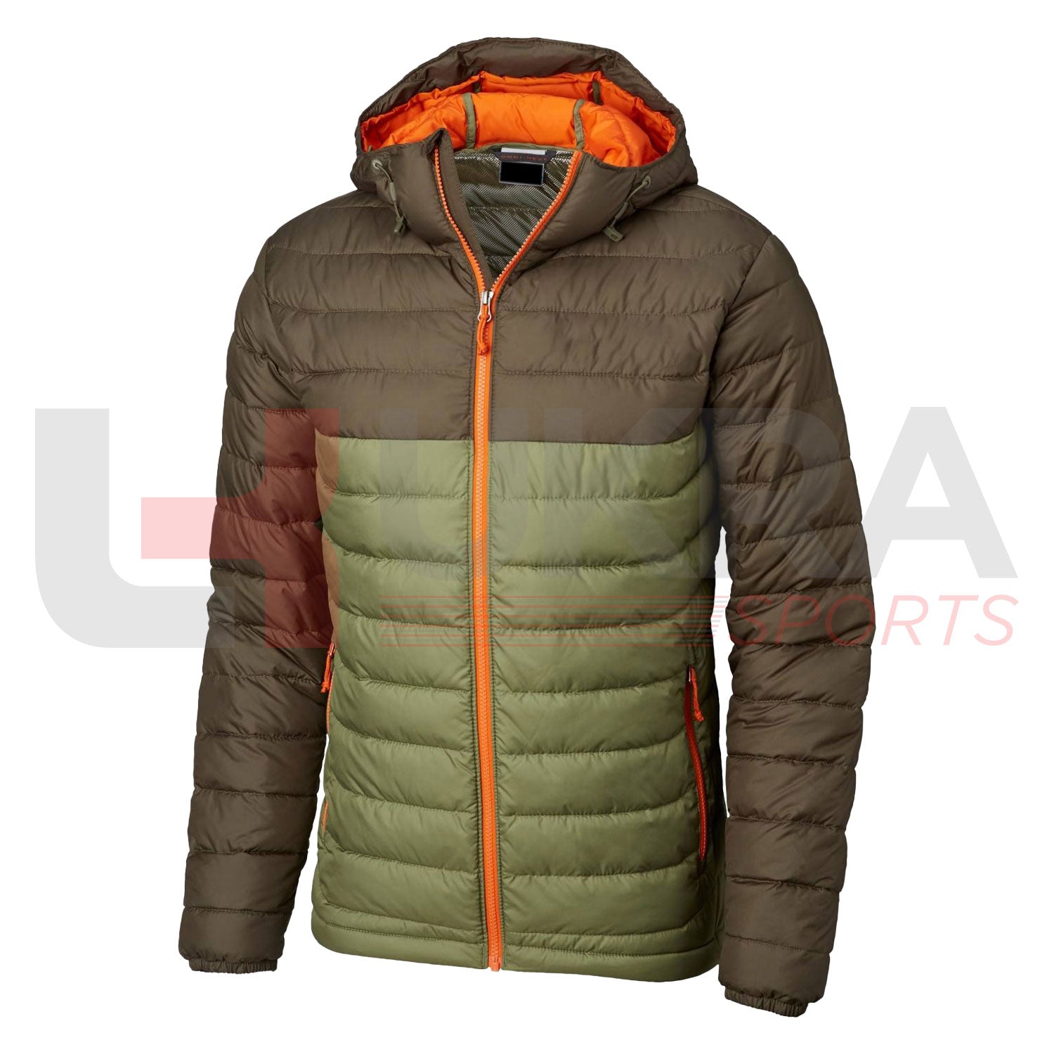 ukra_olive_green_orange_hooded_puffer_jacket_men01