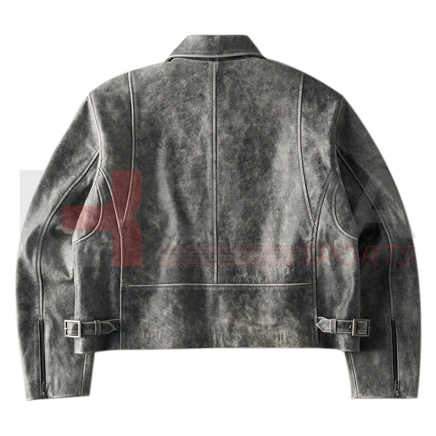 ukra premium minimalist cropped leather outerwear