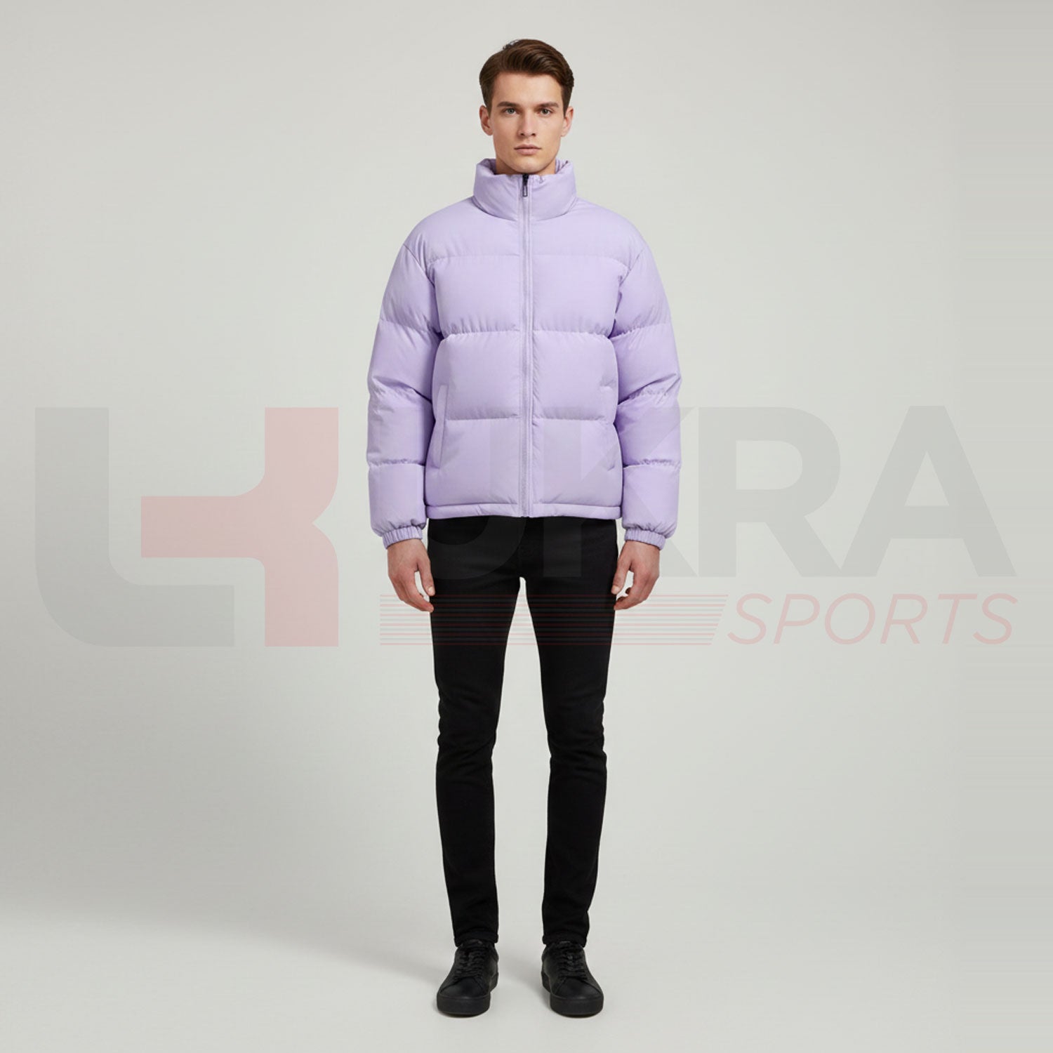 ukra_sports_men_s_purple_oversized_puffer_jacket_front_view