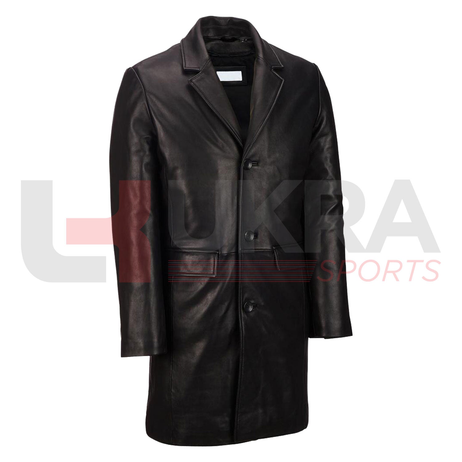 ukra stylish men’s winter leather coat